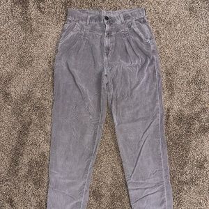 American Eagle Grey Corduroy Pants Women's Size 2